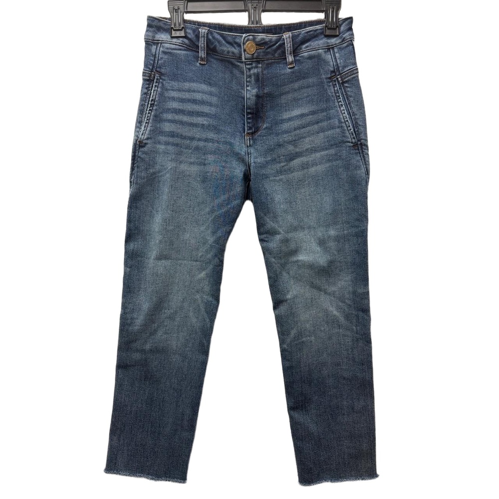 KUT From The‎ Kloth High-Rise Ankle Straight Leg Reese Jeans Size 4